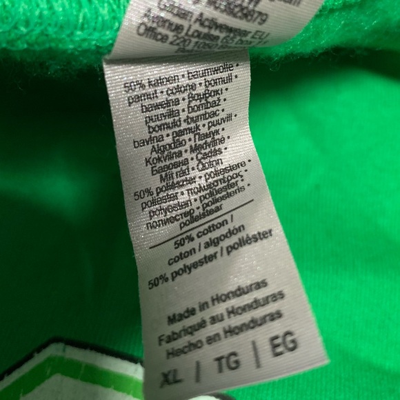 Green Unisex Irish Print Comfy Crew Neck Sweatshirt XL NWOT - Picture 9 of 11